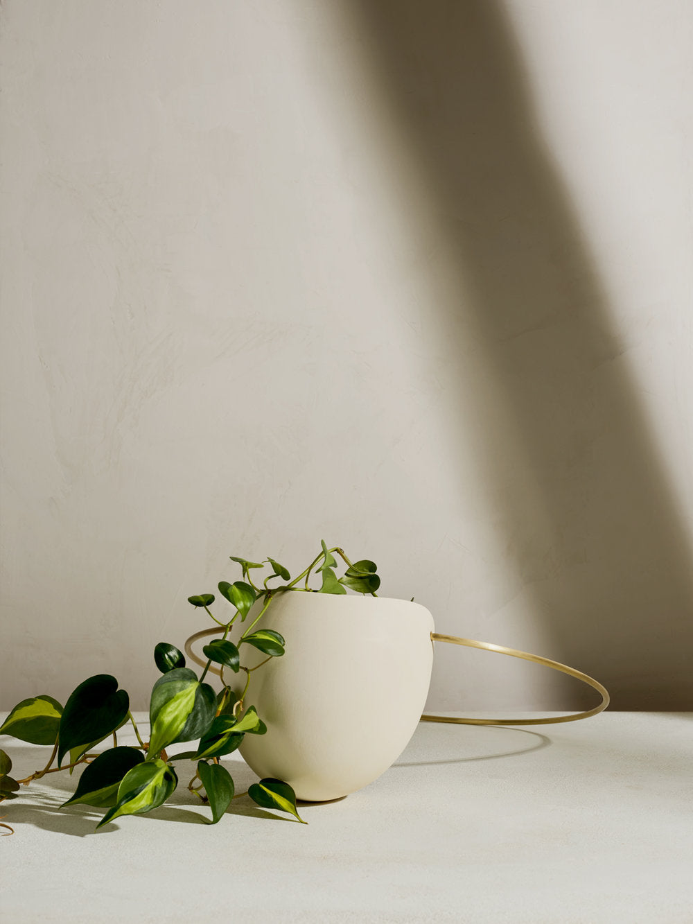 brass planter hanger Spora – Light + Ladder